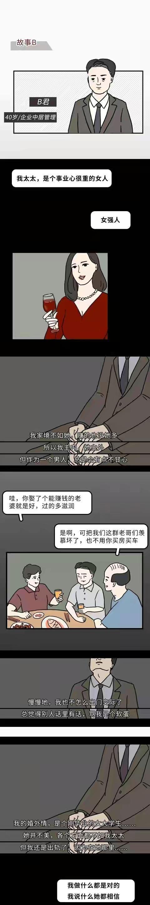 结婚后哪有不“偷腥”的？（漫画）揭示阴暗的人性